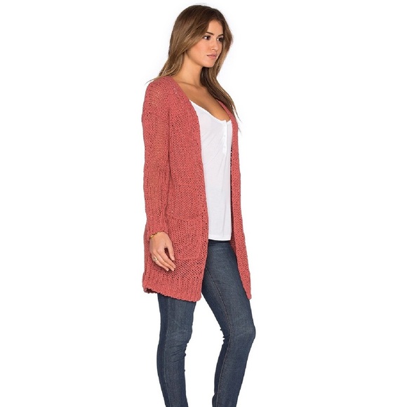 Free People Navy Blue Simply Sienna Cardi - Picture 7 of 8